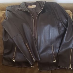 Women XL Michael Kors  Leather jacket